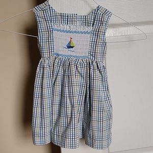 Smocked sailing dress